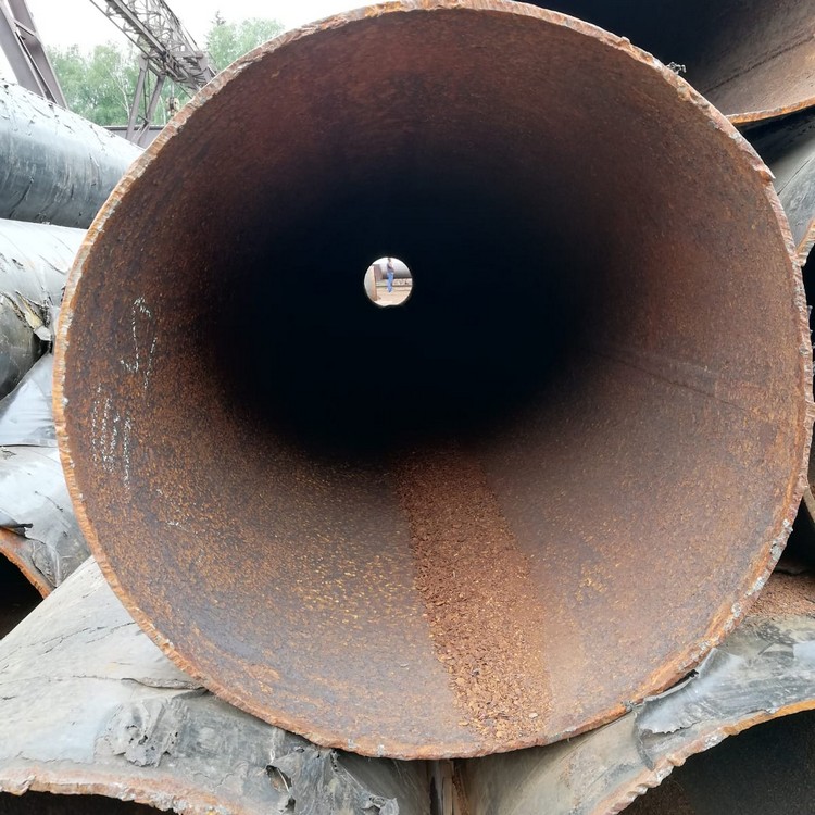 Труба бу 720x13 мм спиралешовная из-под воды